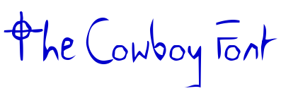 The Cowboy Font шрифт